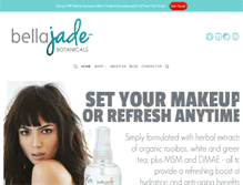 Tablet Screenshot of bellajade.com